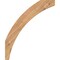 Ekena Millwork 3 1/2"W x 20"D x 24"H Thorton Smooth Knee Brace, Western Red Cedar BRC04X20X24THR00SWR - alternate 2